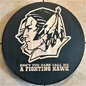 DON'T YOU DARE CALL ME A FIGHTING HAWK (GREEN)