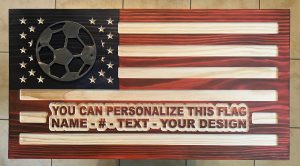 CUSTOM: SOCCER STEEL UNION (RED/WHITE/BLUE)